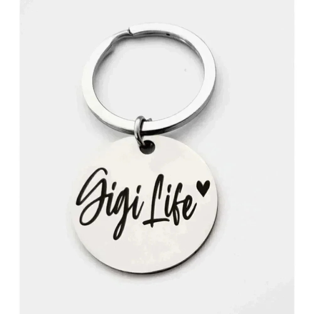 Gigi Life Stainless Steel Keychain
